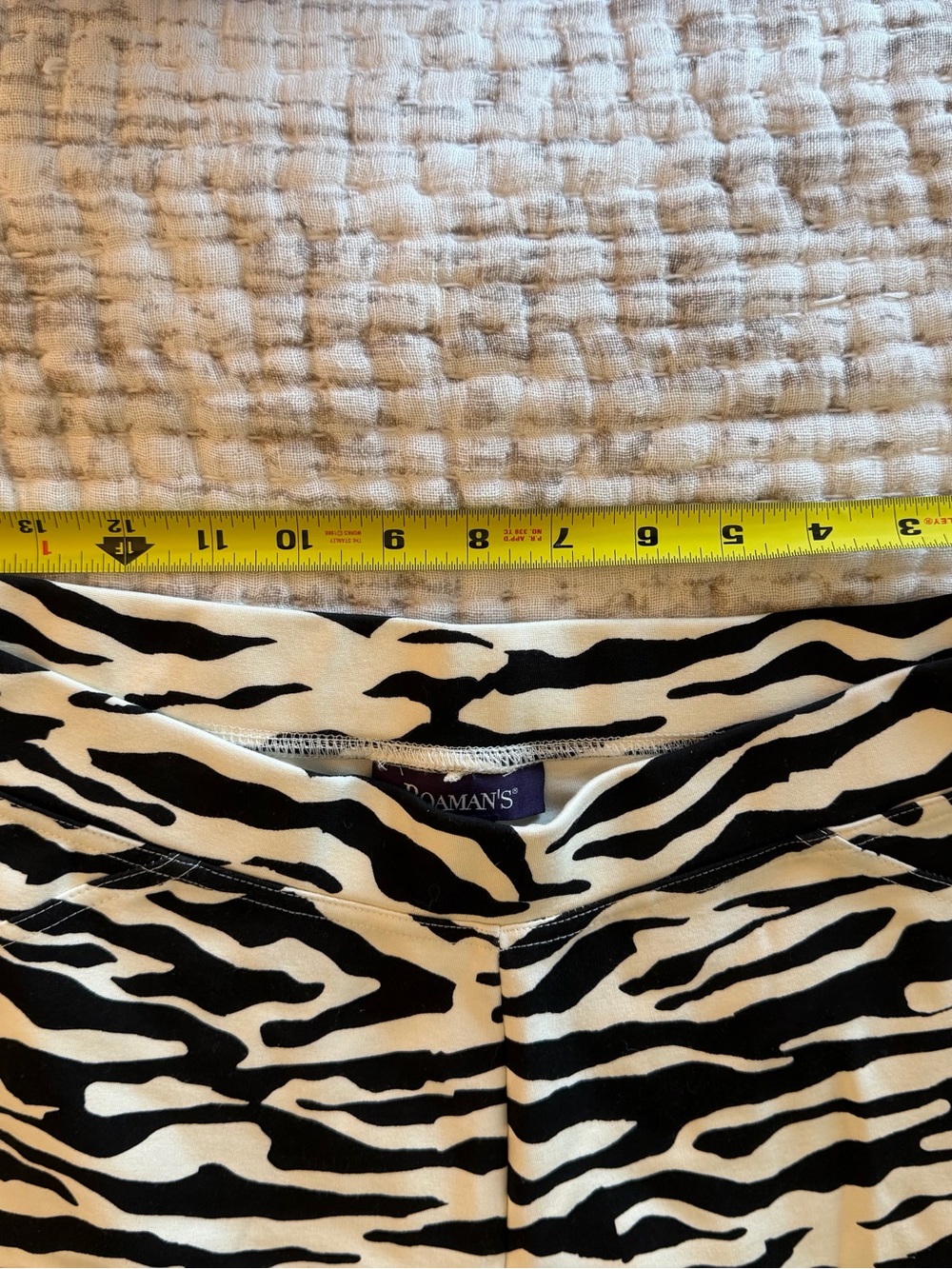 ROAMAN’S Zebra Pants - Picture 6 of 8